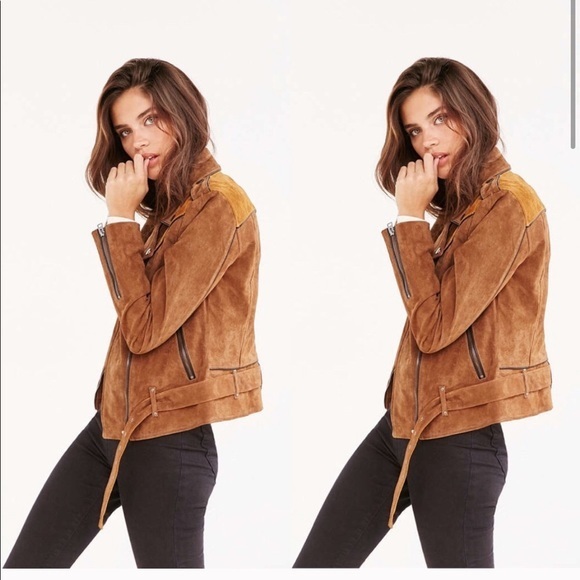 - Nwot ecote suede biker jacket - Picture 8 of 8
